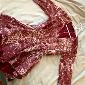 Long sleeve romper